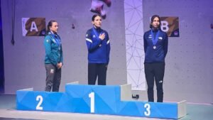 Скелелазка з Дніпра виборола «бронзу» на етапі Кубка Європи у Франції