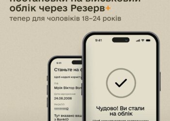 Резерв+ тестує онлайн-постановку на військовий облік чоловіків 18–24 років