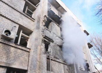 російські війська атакували пологовий будинок у Запоріжжі, постраждало шість людей