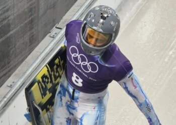 Олімпіада-2026: скелетоніст Гераскевич попри заборону МОК вийшов на тренування у "шоломі пам’яті"