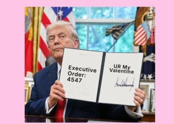 Білий дім показав підбірку валентинок із політичними сюжетами