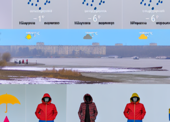 Прогноз погоди у Дніпрі на 17 березня: Хмарність та невеликий дощ вранці, але без опадів вдень