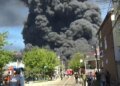 Губернатор краснодарщини назвав пожежу в Туапсе психологічною атакою з підвішеними до дронів баками мазуту