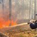 Масштабна лісова пожежа у Чорнобильській зоні триває – над гасінням працюють сотні вогнеборців