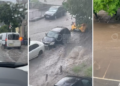 Дніпро пішов під воду: в місті затопило дороги й тротуари