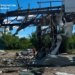 росіяни двічі за годину атакували АЗС у Дергачах – поранена жінка