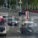 Сильний удар і задимлення: потрійна ДТП на мосту у Дніпрі, – ВІДЕО