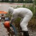 У Києві з озера Кирилівського відкачали 25 кубометрів нафтопродуктів після атаки рф. Фіксують загибель риби, птахів та жаб