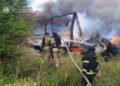 Фура в кюветі та водій на дорозі: “шахед” атакував трасу Дніпро – Кривий Ріг