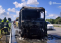Обгорілий “скелет” фури добу лякає водіїв: що сталося під Дніпром