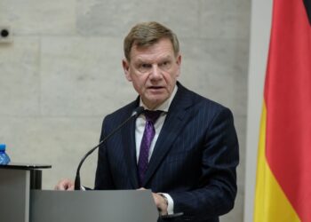 В Киев прибыл глава МИД Германии в канун Дня независимости Украины