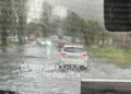 Одесу накрила негода: вулиці підтоплені, оголошено жовтий рівень небезпеки