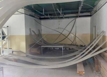 Над рингом потрощена стеля: у Дніпрі показали наслідки атаки на спортшколу