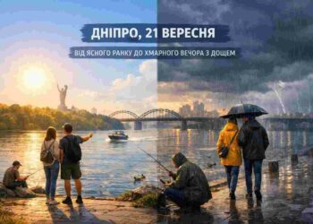 Прогноз погоди у Дніпрі на 21 вересня: зміна настрою природи
